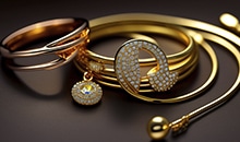 金のアクセサリー